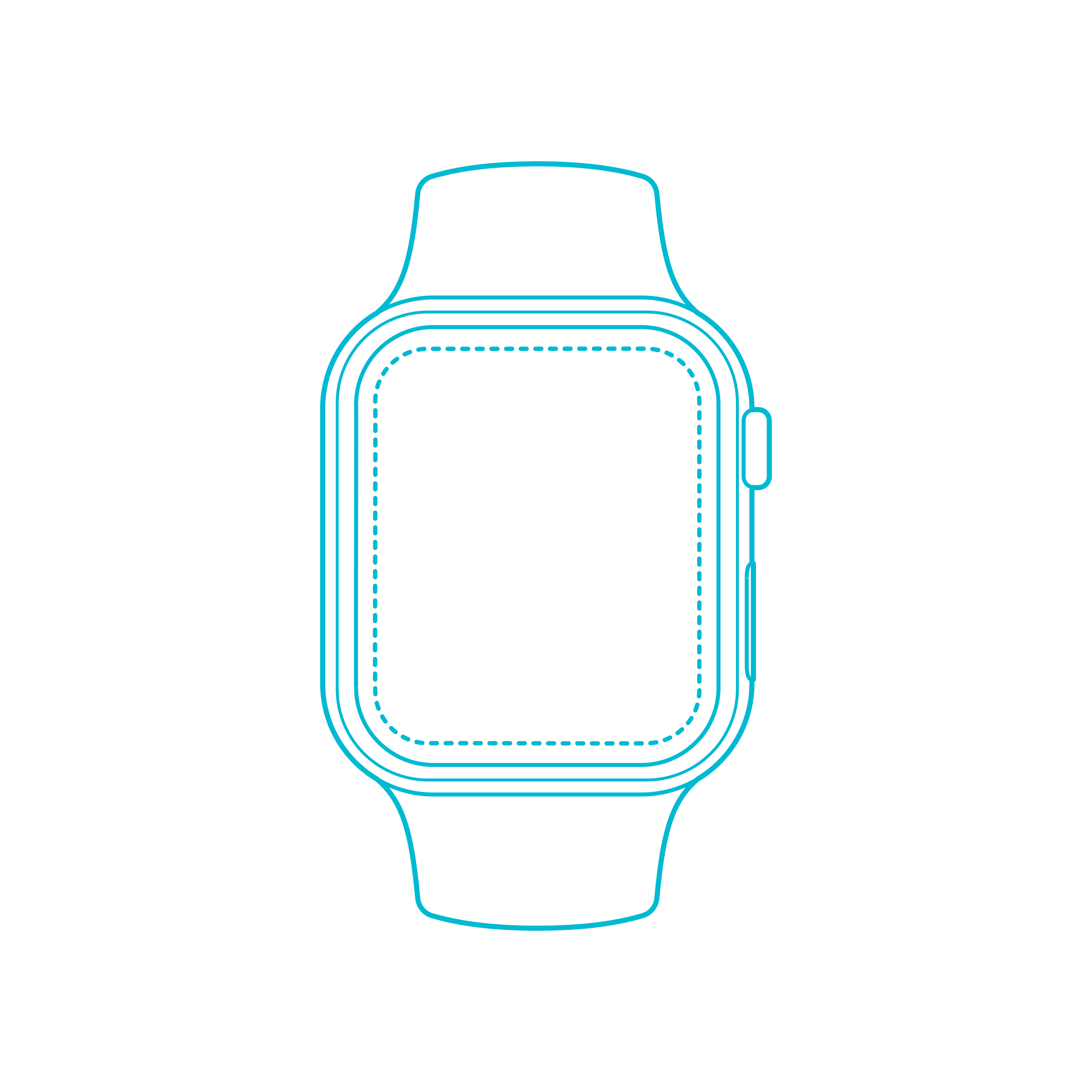 Digital Smart Watches Apple Watch Se 2Nd Gen 44Mm Monoline Svg Vector Free Vectors
